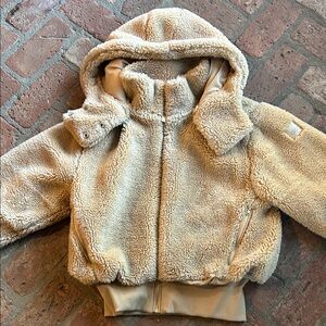 ALO Yoga Tan Sherpa Bomber Jacket